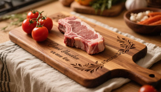 What is a thoughtful woodworking gift for an expecting couple?