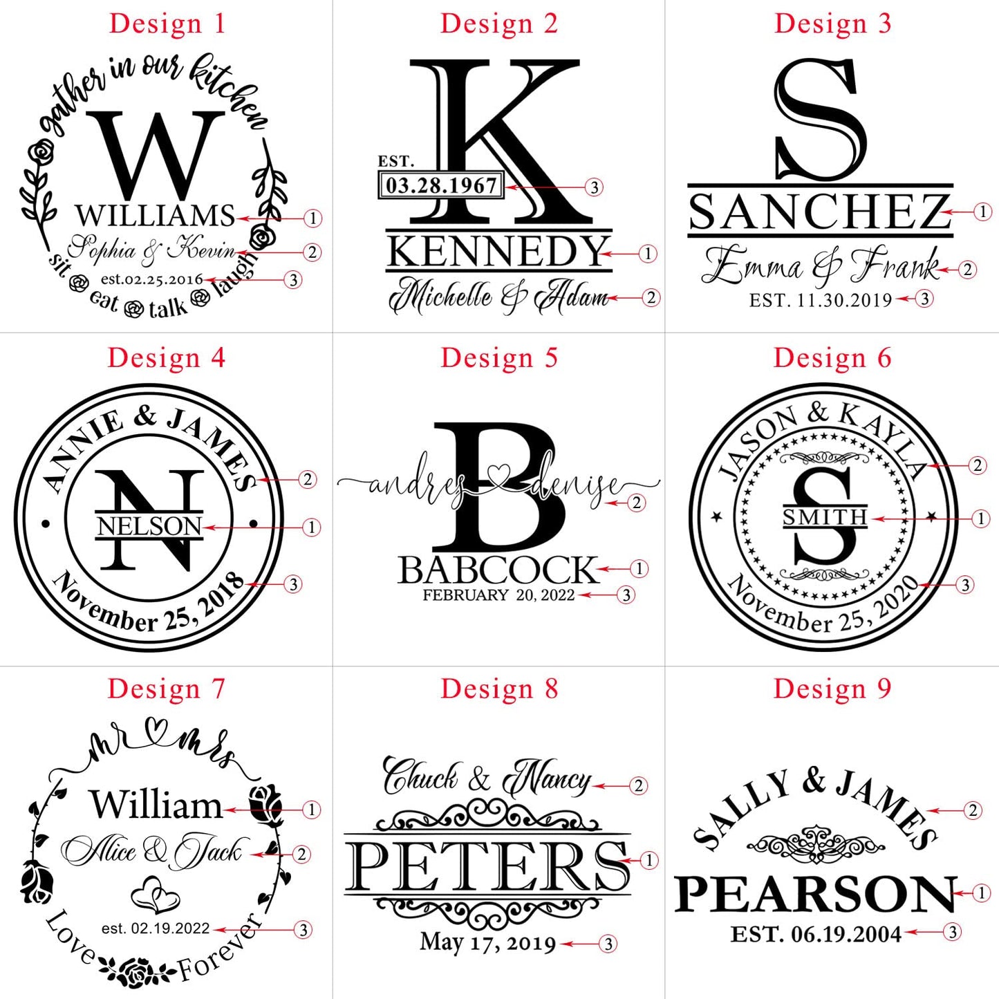 Personalized Cutting Boards, Wooden Custom Engraved Chopping Board for Wedding Gift, Bridal Shower, Engagement Gifts, Anniversary, Housewarming Gift, Gift for Parents