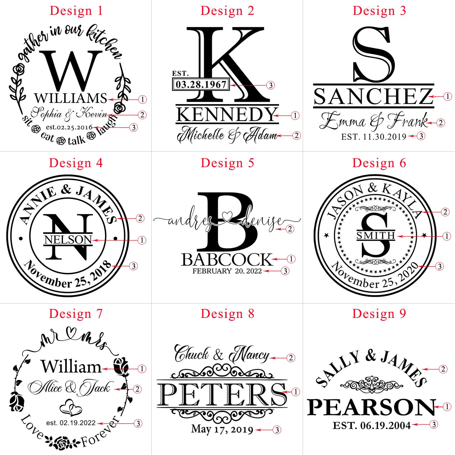 Personalized Cutting Boards, Wooden Custom Engraved Chopping Board for Wedding Gift, Bridal Shower, Engagement Gifts, Anniversary, Housewarming Gift, Gift for Parents