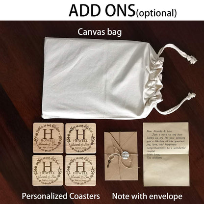 Personalized Anniversary Cutting Boards for Wedding Gift, Bridal Shower, Engagement, Housewarming Gift, Gift for Parents, Couple or Bride and Groom, Custom any Years Wooden Engraving Decoration