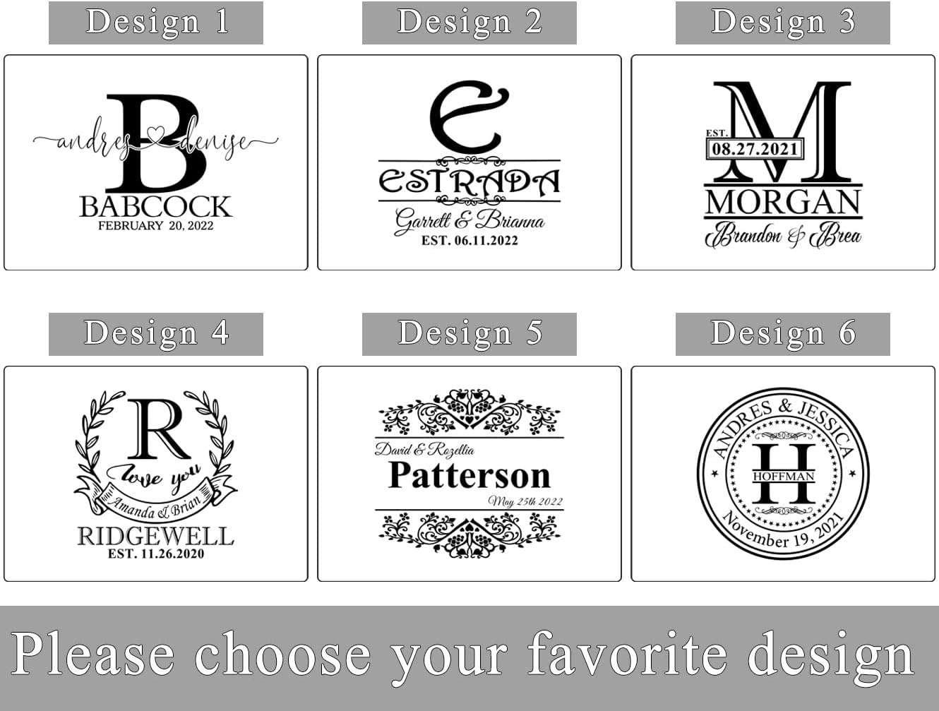 Personalized Wedding Gifts, Cutting Boards with Custom Names and Date for Anniversary, Housewarming, Christmas, Valentines Day, Handmade Wooden Kitchen Gift for Parents, Couples, Newlyweds