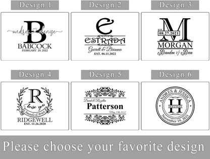 Personalized Wedding Gifts, Cutting Boards with Custom Names and Date for Anniversary, Housewarming, Christmas, Valentines Day, Handmade Wooden Kitchen Gift for Parents, Couples, Newlyweds