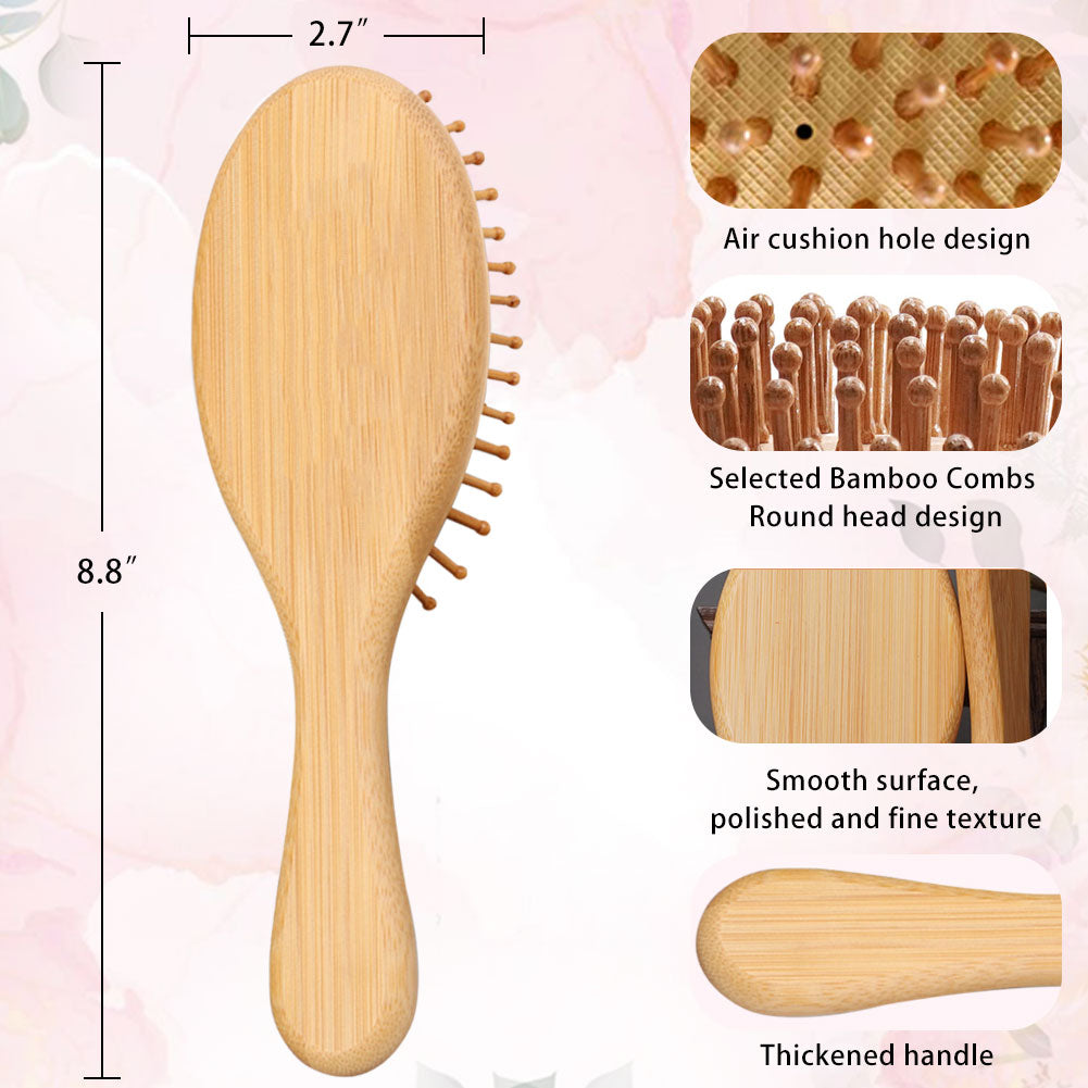 Personalized Hair Brush Set, Custom Name Massage Combs for Bridal Party, Maid of Honor and Bachelorette Gifts